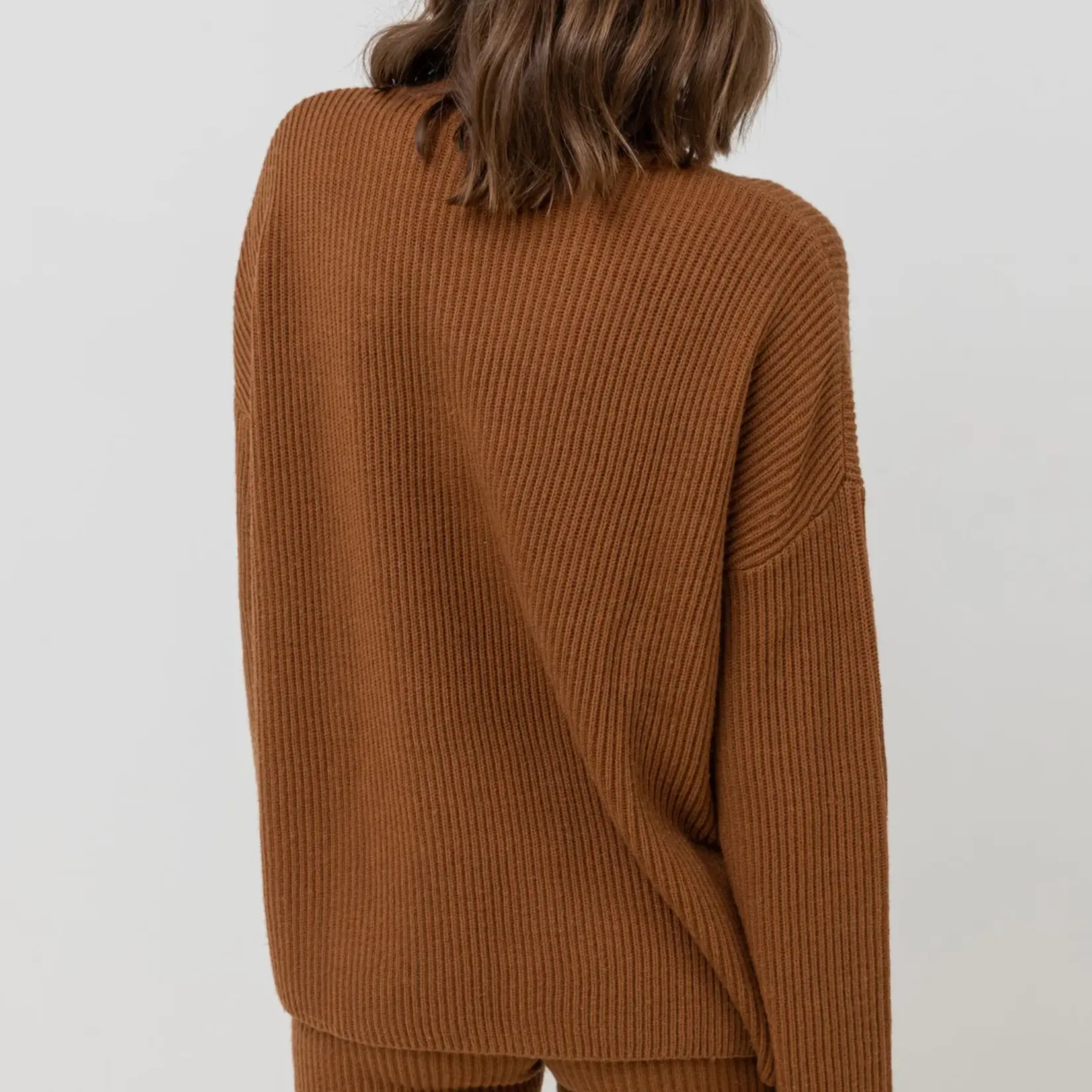 Rhythm Rhythm Classic Knit Jumper Caramel