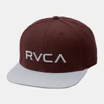 RVCA Twill Snapback II - Wine