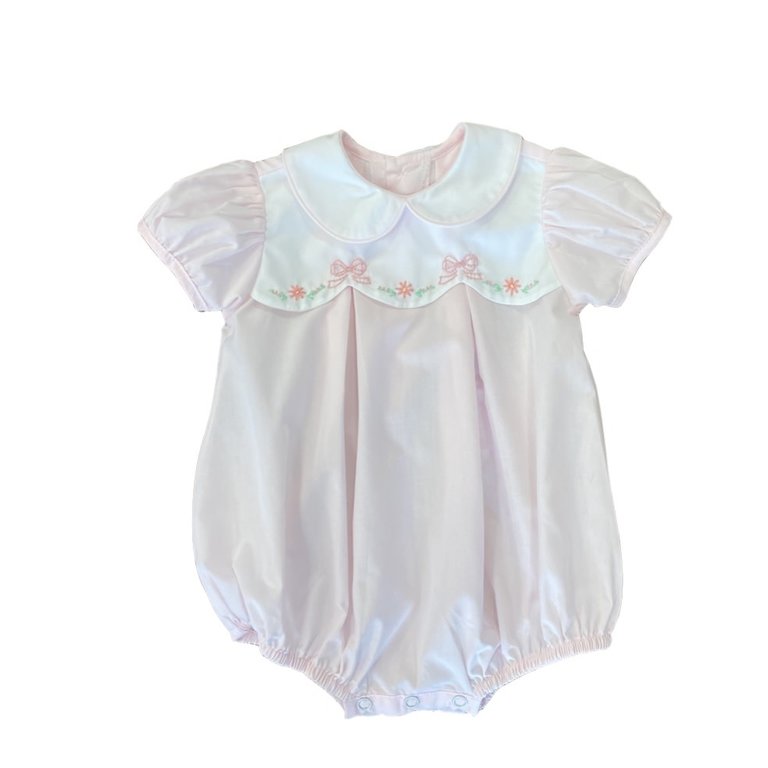 Remember Nguyen Embroidered Pink Bow Anna Bubble