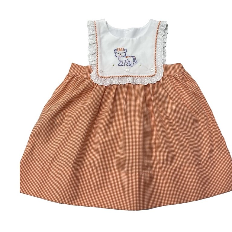 Saturday In The South PREORDER - Tiger Girls Pinafore Dress