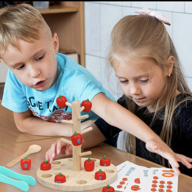 Toy Life Wooden Apple Counting Toy