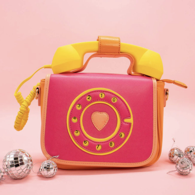 Bewaltz Ring Ring Phone Convertible Handbag in Fruity Pink