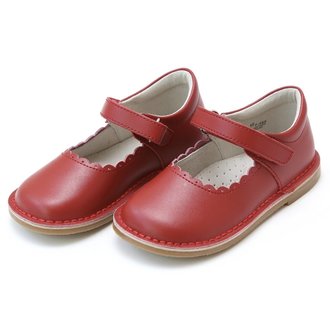 Lamour Caitlin Scallop Mary Jane Red