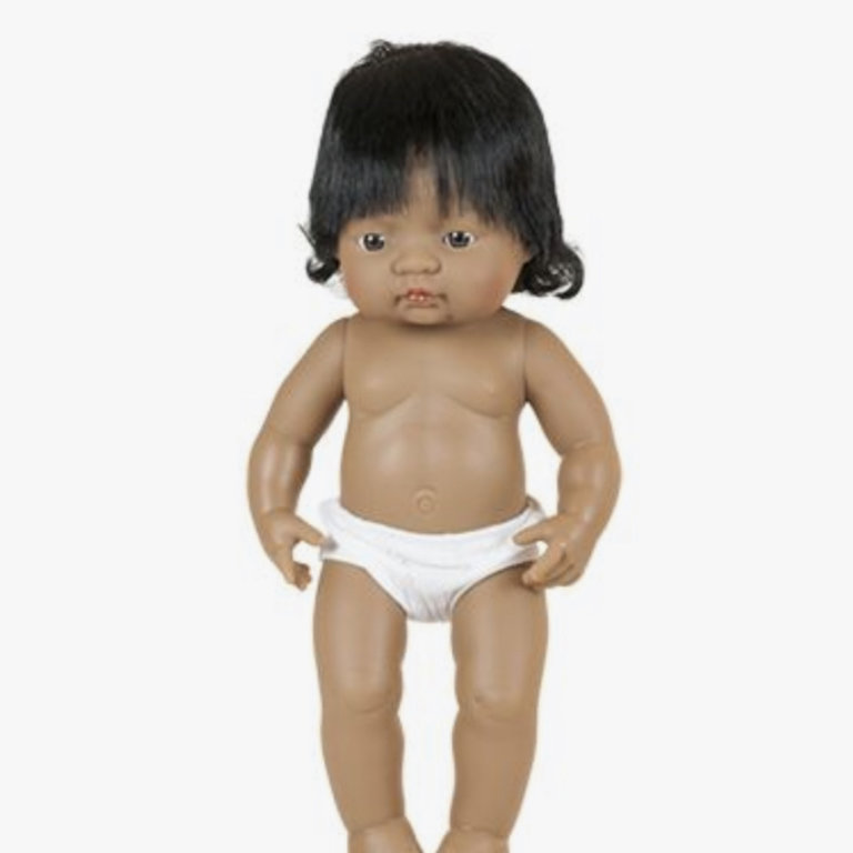 Miniland Baby Doll Hispanic Girl 15"