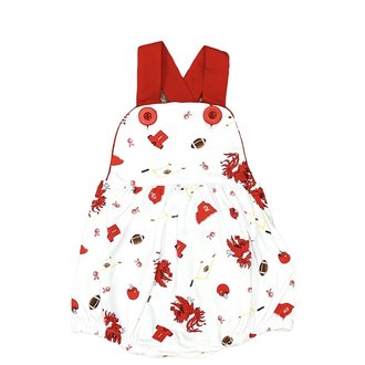 Lulu Bebe Gamecock Knit Boy Sunsuit