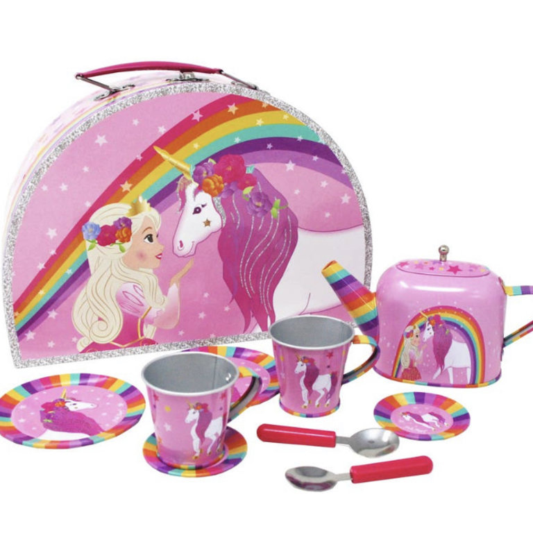 Pink Poppy Princess and Unicorn Tea Set