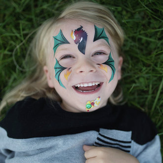 Great Pretenders Dragon Face Stickers