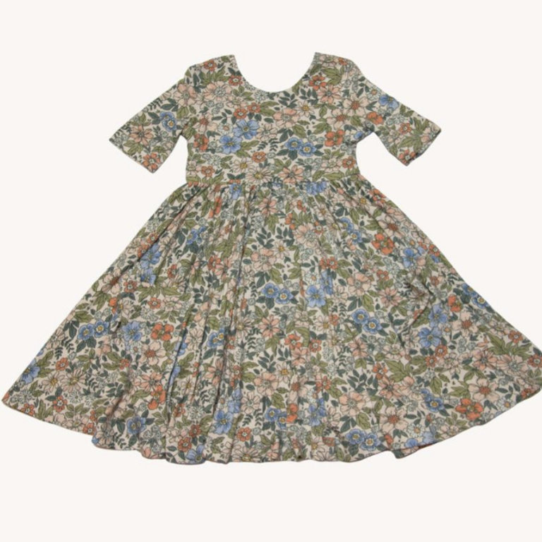Charming Mary Floral Twirl Dress