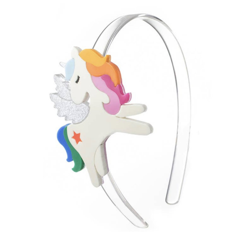 Lillies & Roses Unicorn Rainbow Wing Headband