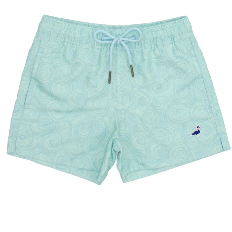 Properly Tied Little Duck Swim Trunks Rainforest Swirl