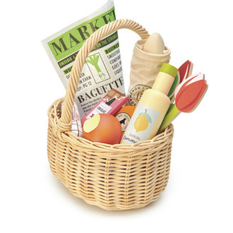 Tenderleaf Wicker Shopping Basket