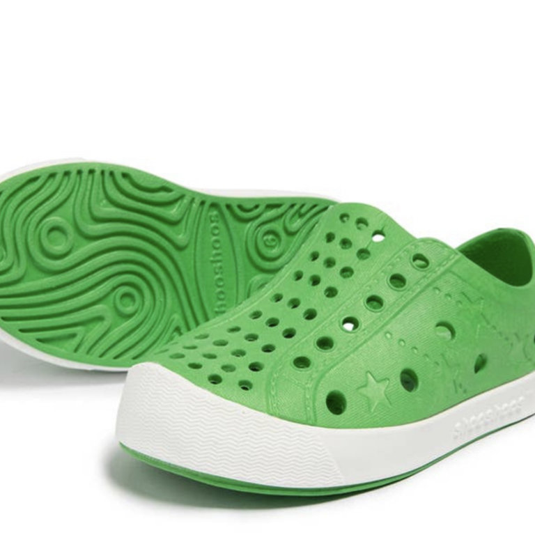 ShooShoos Green Toddler Waterproof Sneaker