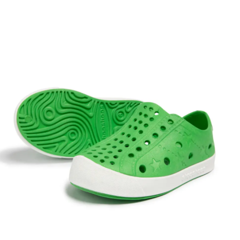 ShooShoos Green Toddler Waterproof Sneaker