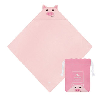 Dock & Bay Dock& Bay Baby Hooded Towel Parker Pig