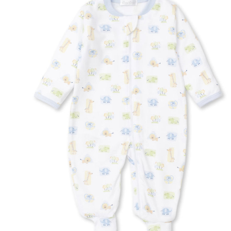 Kissy Kissy Jungle Jollies Footie Blue