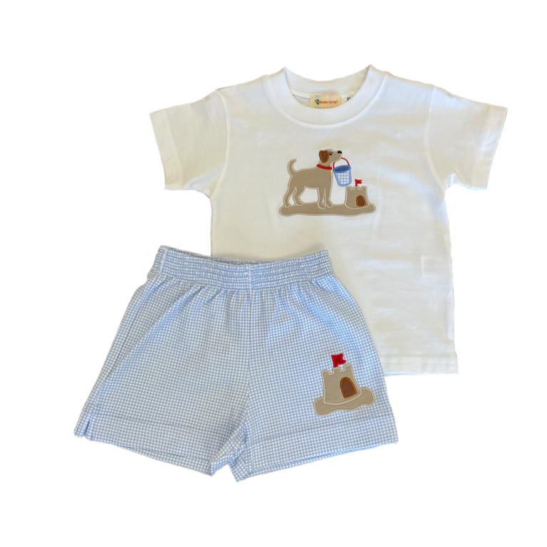 Sandcastle Pup Short Set