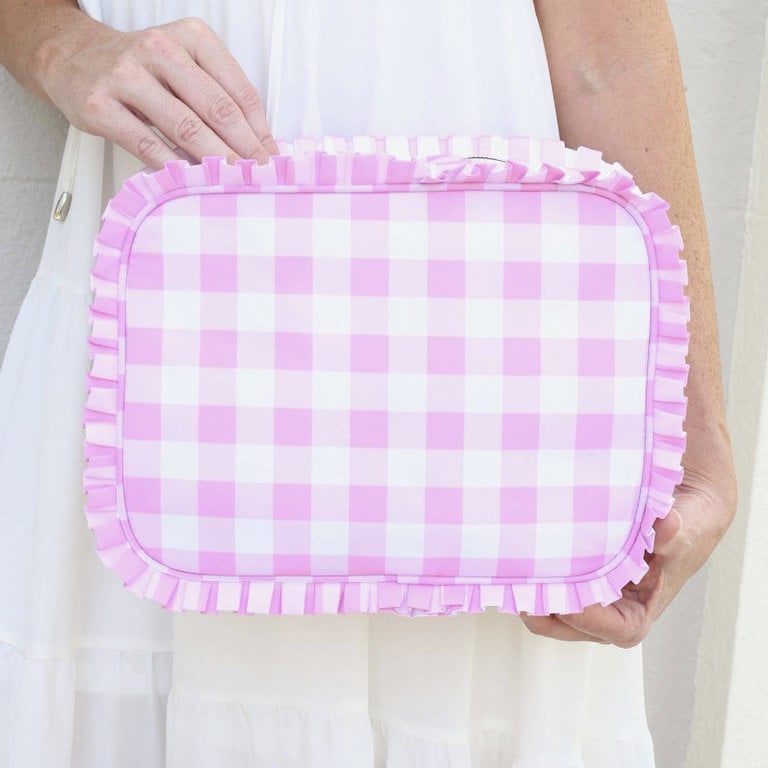 Caroline Hill Parker Ruffle Pouch