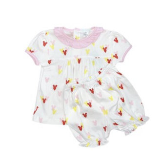 Lulu Bebe Magical Mouse Pima Bloomer Set
