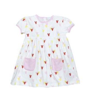 Lulu Bebe Magical Mouse Pima Dress With Pockets