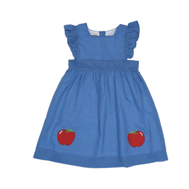 Oaks Apparel Paula Pinafore Apple Dress