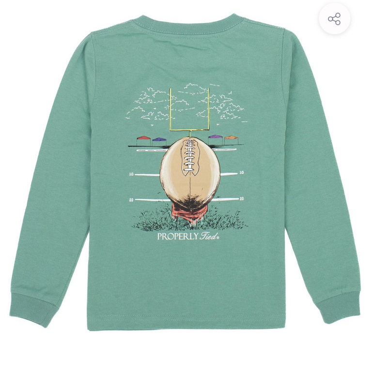 Properly Tied Field Goal LS Ivy Tee