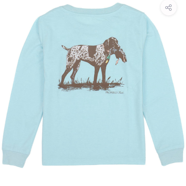 Properly Tied Sporting Dog LS Arctic Tee