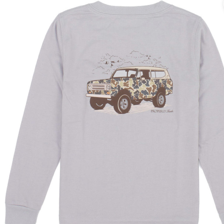 Properly Tied Camo Truck LS Tee