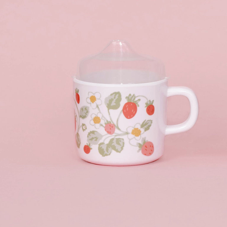 Helmsie Strawberry Sippy Cup