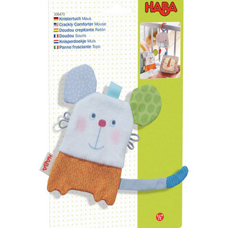HABA Mouse Crinkle Cloth Comforter