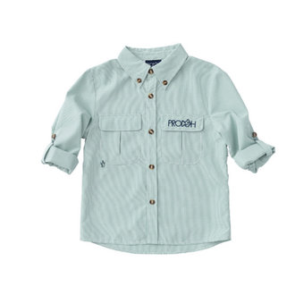 Prodoh Founder's Fishing Shirt Green Mini Check