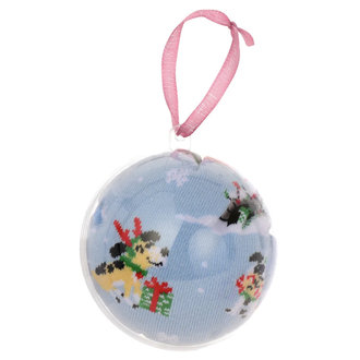 Iscream Snow Dog Sock Ornament