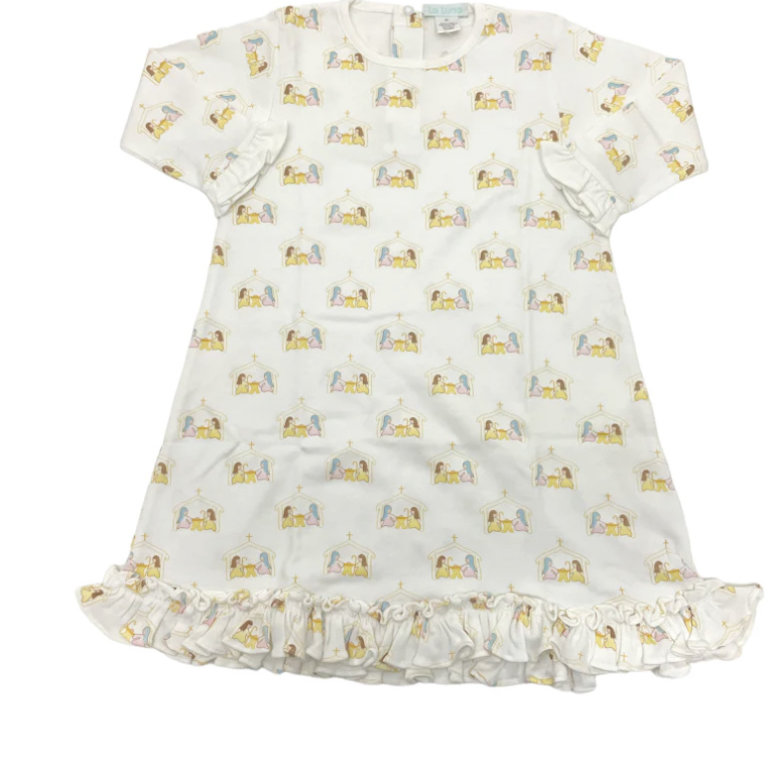 Lulu Bebe Nativity Scene Pima Gown