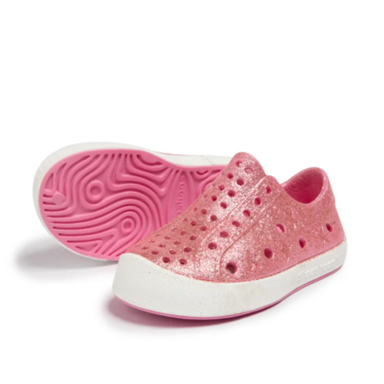 ShooShoos Pink Glitter Toddler Waterproof Sneaker