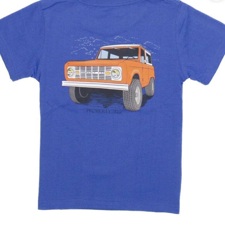 Properly Tied Truckin' Tee Bay Blue