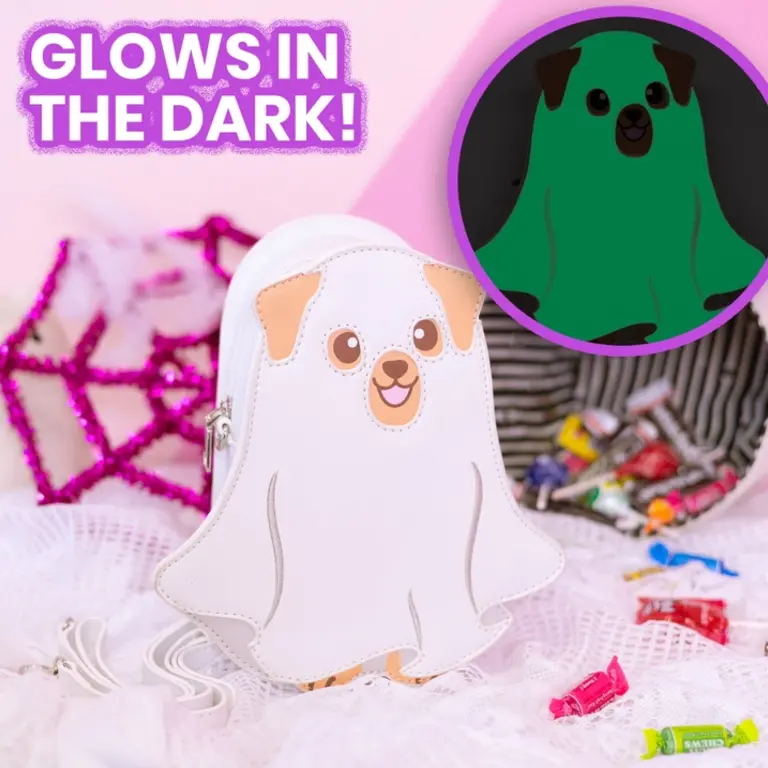 Bewaltz Glow In The  Dark Ghost Dog Handbag