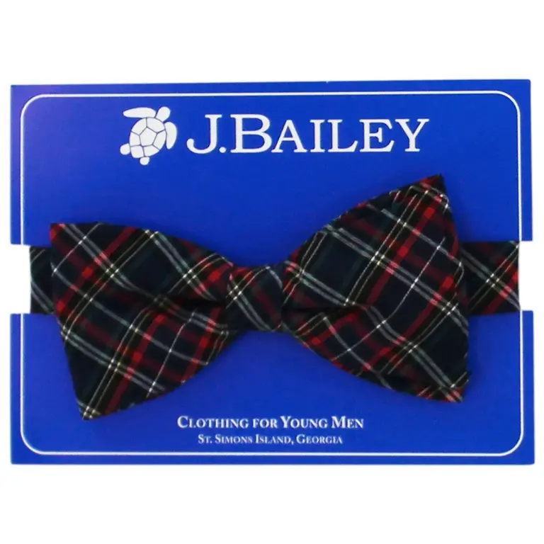 Bailey Boys Johnny Bow Tie Spruce Plaid