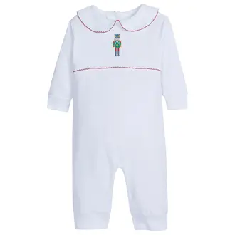 Little English Emb Nutcracker Playsuit