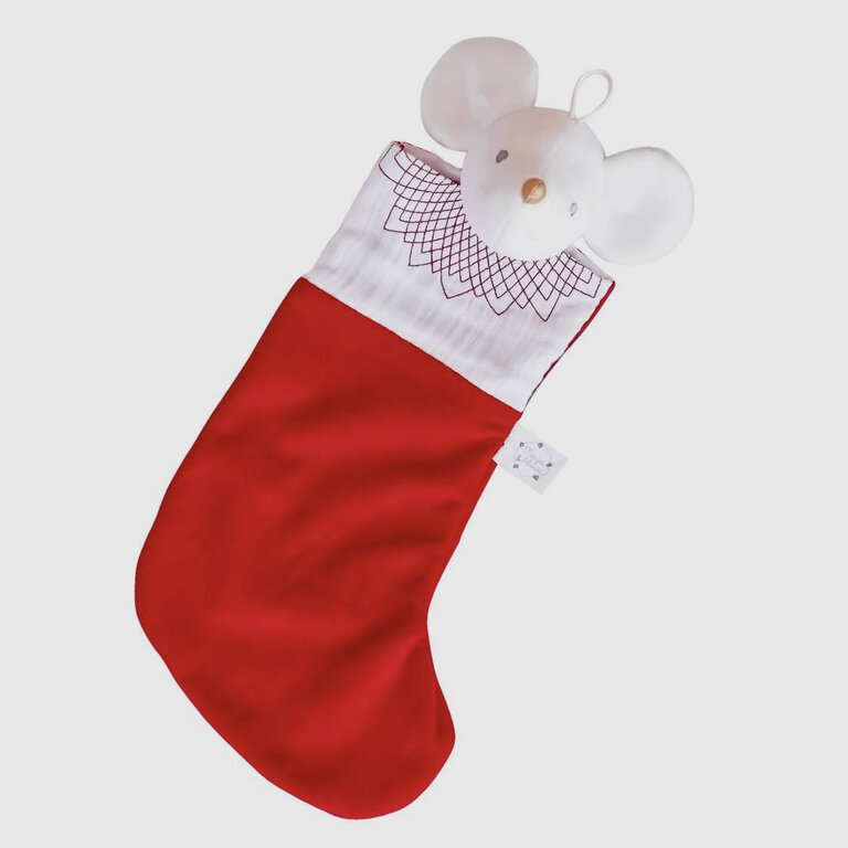 Tikiri Toys Meiya the Mouse Holiday Stocking