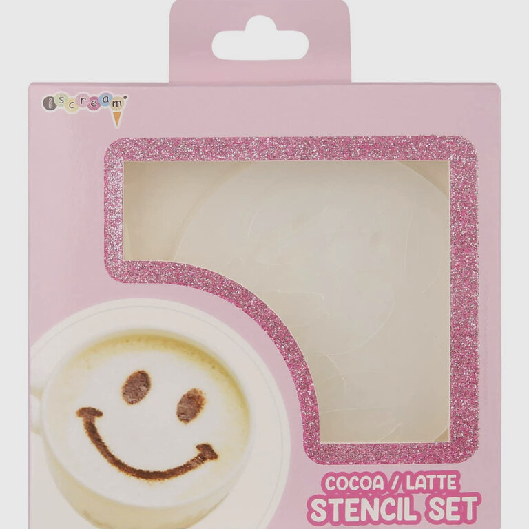 Iscream Cocoa Latte Stencil Set