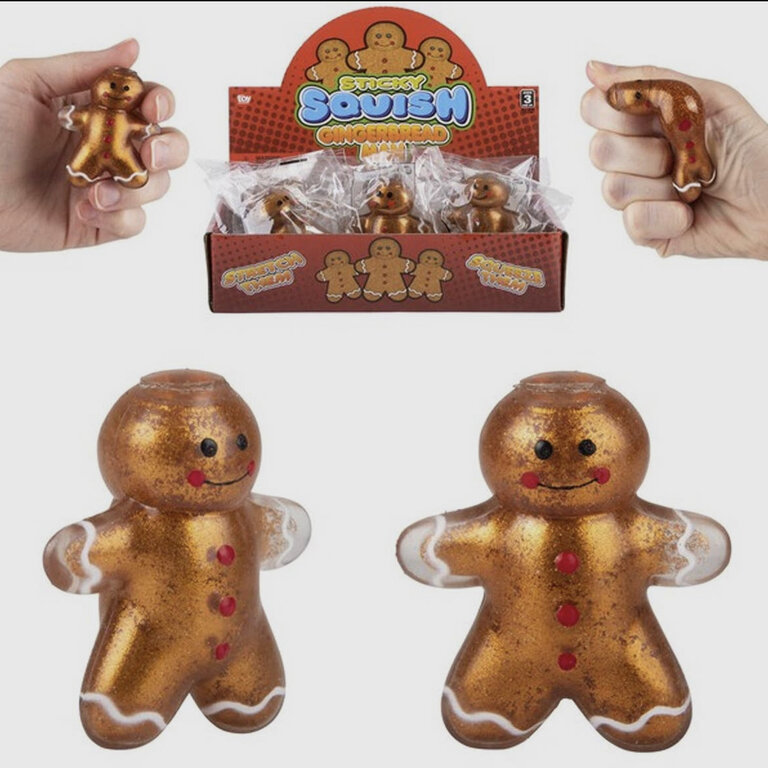 JSBlueRidge Toys Gingerbread Man Squishy Toy