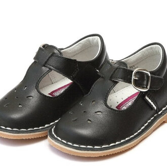 Lamour Joy T-Strap Mary Jane- Black