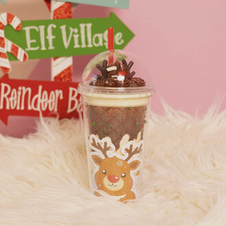 Bewaltz Christmas Tumbler Red Nose Reindeer