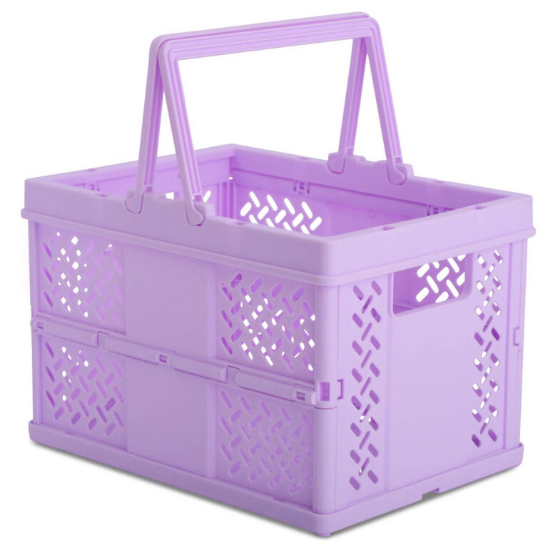 Iscream Lavender Foldable Storage Crate