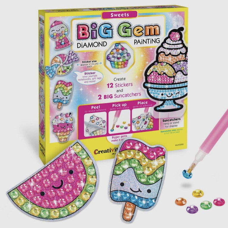 Creativity for Kids Faber-Castell Big Gem Diamond Painting Sweets