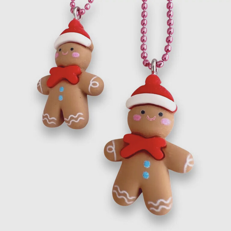Pop Cutie Gingerbread Man Necklace