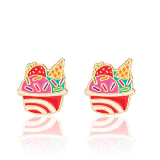 Girl Nation Ice Cream Cup Chill Earrings