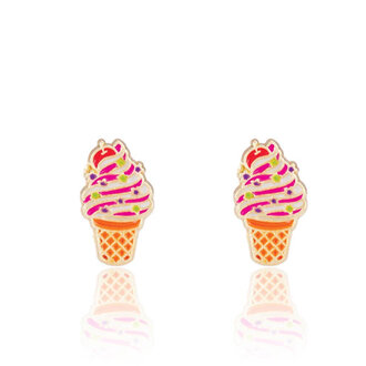 Girl Nation Soft Serve Swirl Earrings