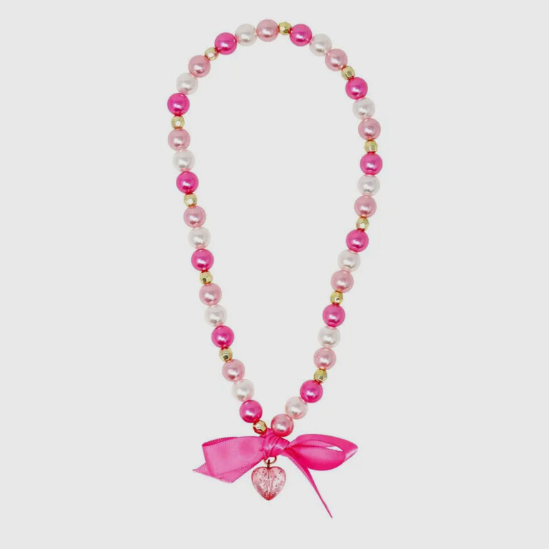 Pink Poppy Sparkle Princess Necklace