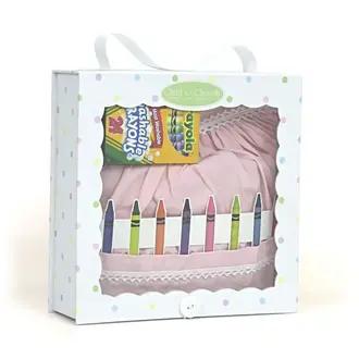 Child To Cherish Pink Confetti Crayon Apron