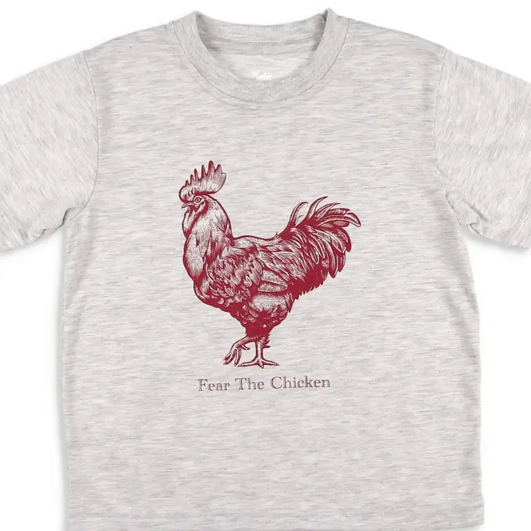 Shrimp and Grits Kids Fear The Chicken Tee